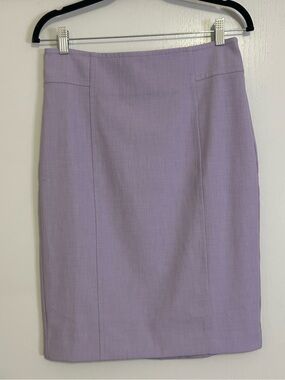 Ann Taylor Lilac Pencil Skirt - Women